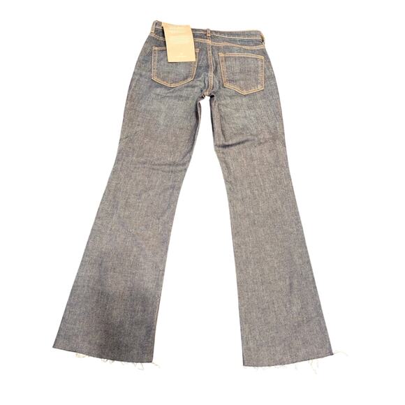 Everlane Women's Denim High Rise Kick Crop Jeans Flare Leg Blue Size 26 - Picture 9 of 13